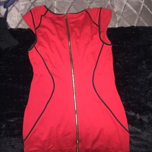 Red bodycon dress